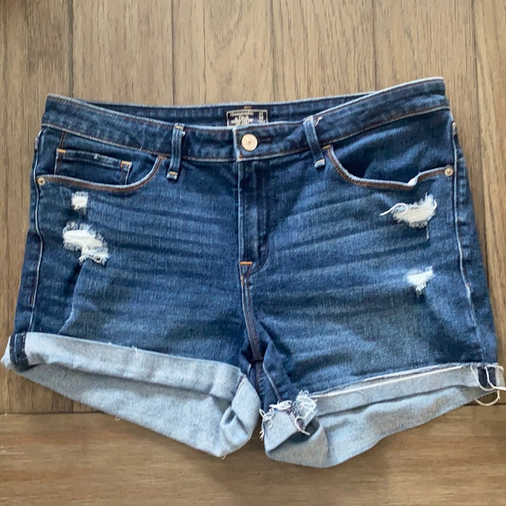 Denim shorts